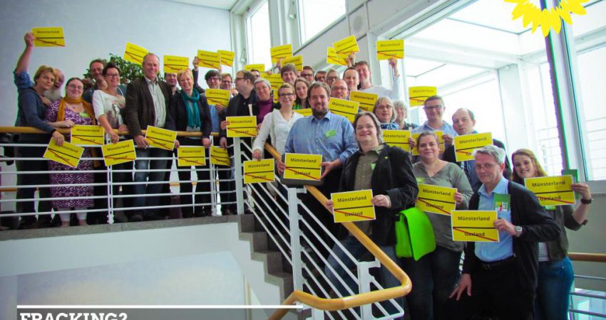 Grüne gegen Fracking (LDK Bielefeld 2015)