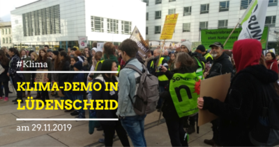 Klimademo in Lüdenscheid