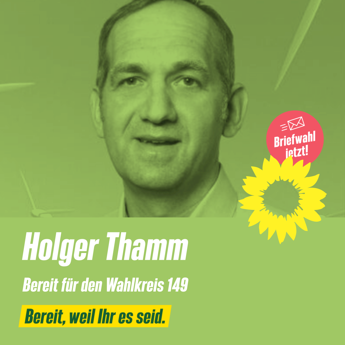 Holger Thamm, BTW-Kandidat 2021 für den Wahlkreis 149